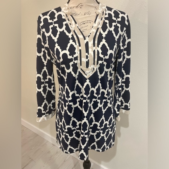 Tops - 🍂 Charter Club navy 3/4 sleeve SZ medium EUC 🥰